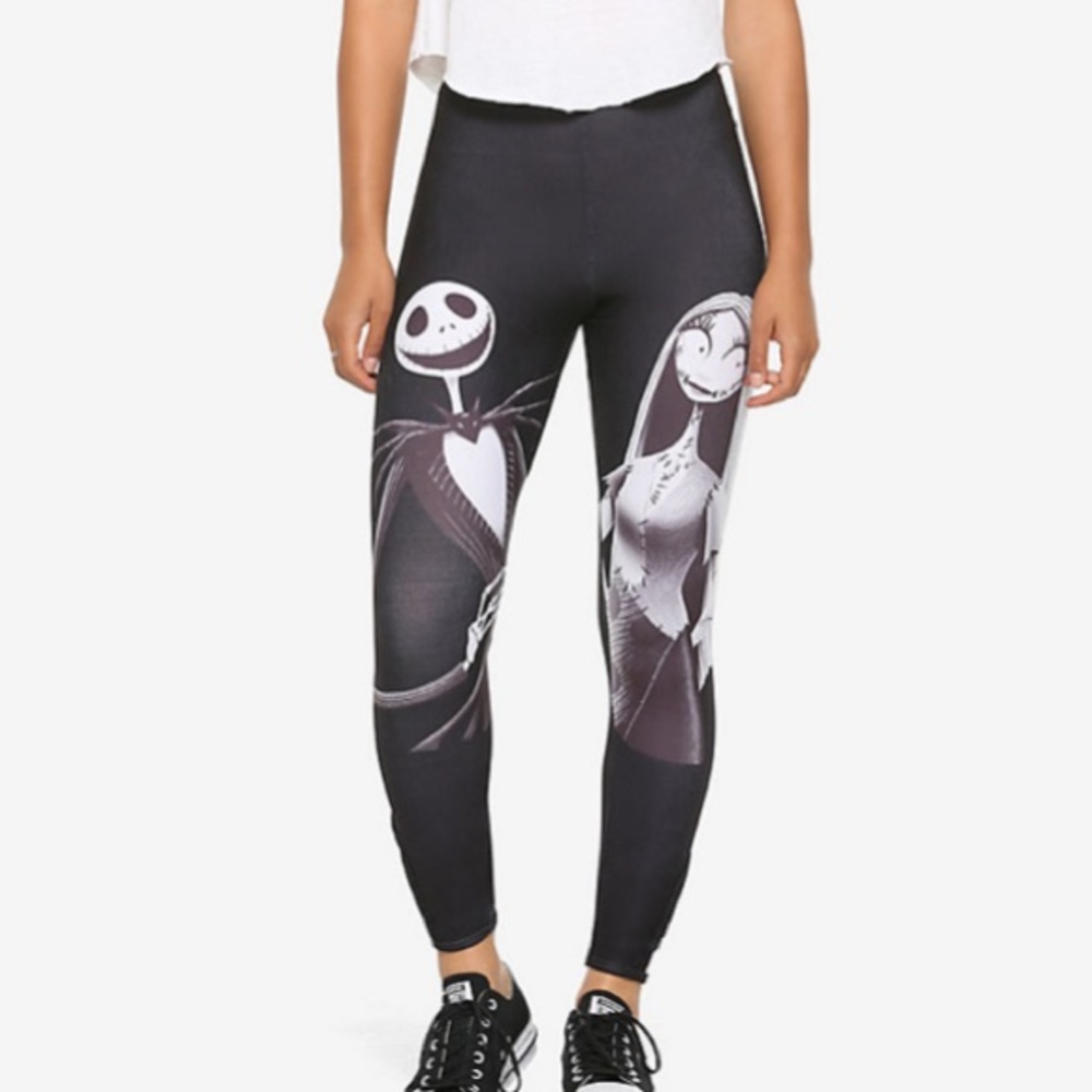 The Nightmare Before Christmas Leggings Hot Topic Disney Jack Skellington